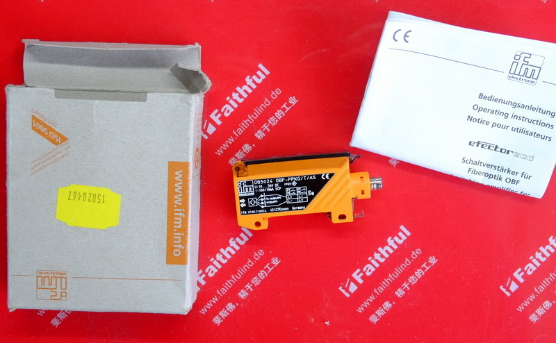 Ifm OB5024 易福门光纤放大器 OBF-FPKG/T/AS-610