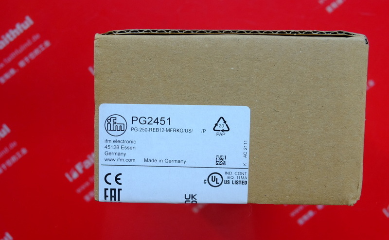 IFM PG2451 易福门带模拟显示屏的压力传感器 PG-250-REB12-MFRKG/US/ /P