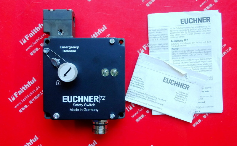 Euchner 074260 安士能TZ系列安全开关 TZ1LE024RC18VAB-C1937，RC18圆形接插头，旋钮式应急解锁装置