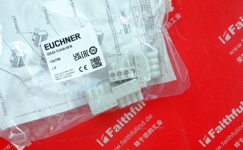 Euchner 104756 安士能CES-AZ-.ES-01B评估单元接线配件 CES-EA-TC-AK04-104756，螺钉端子