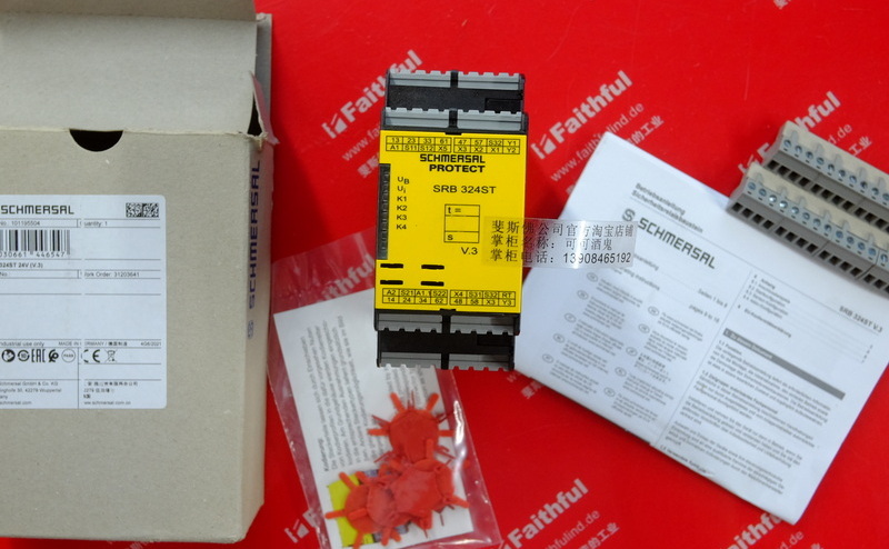 Schmersal 101195504 施迈赛安全继电器模块 SRB324ST 24V (V.3)