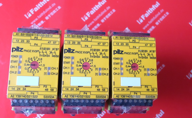 Pilz 777512 皮尔磁安全继电器模块 PNOZ XV3P 3/24 VDC 3n/o 2n/o t