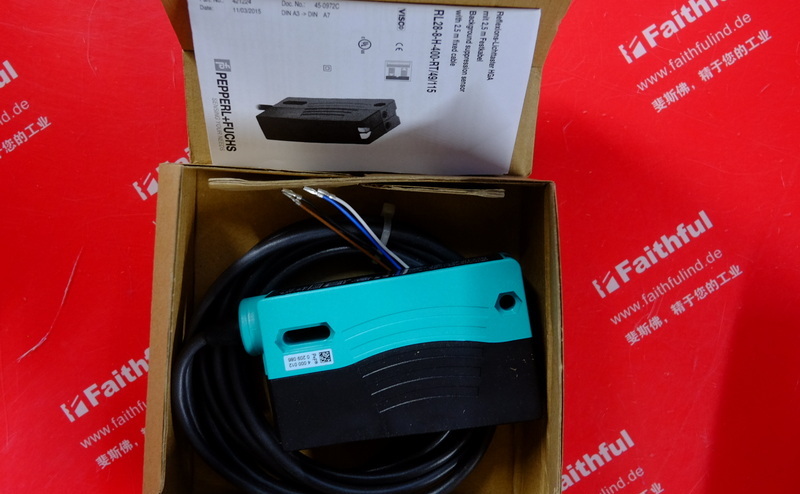 P+F 421224 倍加福背景抑制型光电传感器 RL28-8-H-400-RT/49/115 Pepperl+Fuchs