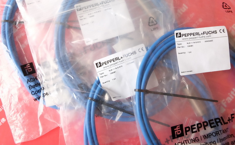 P+F 106381 倍加福电感式传感器 NJ2-11-N-G-910 Pepperl+Fuchs