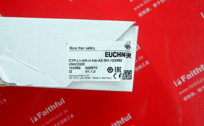 Euchner 123362 安士能安全开关 CTP-L1-AR-U-HA-AZ-SH-123362