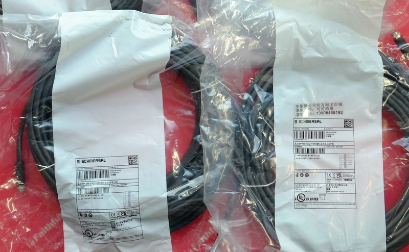 Schmersal 103043262 施迈赛连接线 A-K8P-M8-S-G-15M-BK-2-X-A-4 (V2) M8 8芯 15米