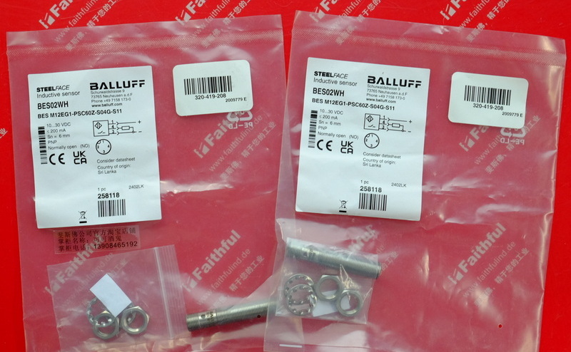 Balluff BES02WH 巴鲁夫电感传感器 BES M12EG1-PSC60Z-S04G-S11